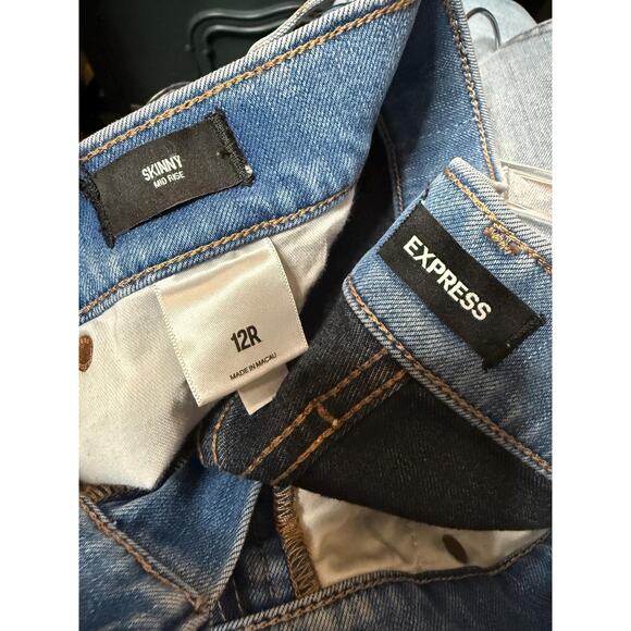 Womens leggings Express jeans size 10 ladies skinny ankle jeans - Picture 3 of 3